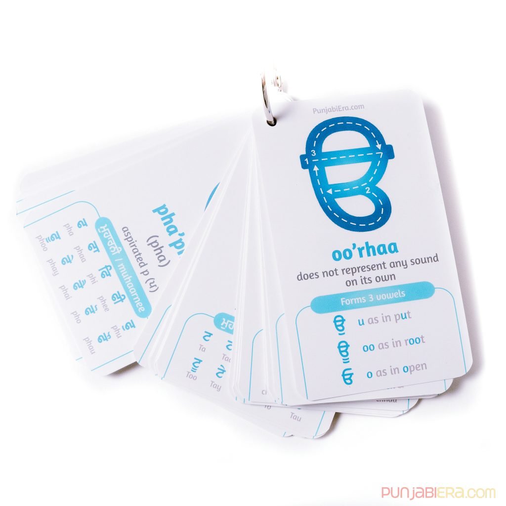 Gurmukhi-Box-Flashcards Punjabi Era Flashcards